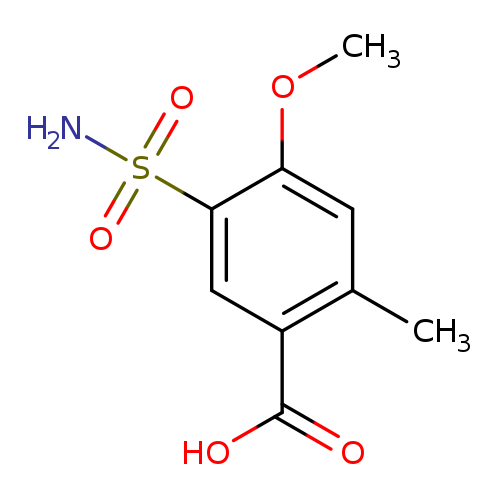 4-methoxy-2-methyl-5-sulfamoylbenzoic acid