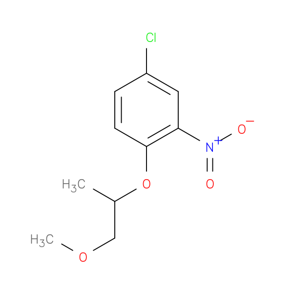 4-chloro-1-[(1-methoxypropan-2-yl)oxy]-2-nitrobenzene