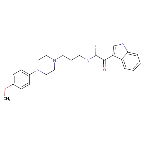 2-(1H-indol-3-yl)-N-{3-[4-(4-methoxyphenyl)piperazin-1-yl]propyl}-2-oxoacetamide