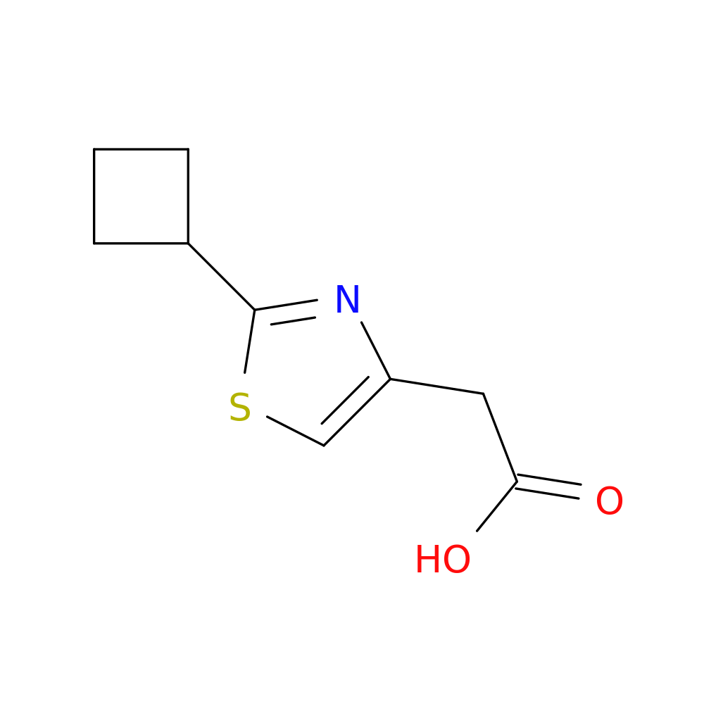 2-(2-Cyclobutylthiazol-4-yl)acetic acid