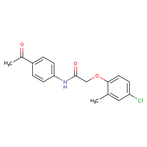 N-(4-Acetylphenyl)-2-(4-chloro-2-methylphenoxy)acetamide
