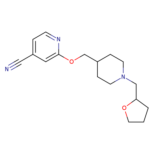 2-({1-[(oxolan-2-yl)methyl]piperidin-4-yl}methoxy)pyridine-4-carbonitrile