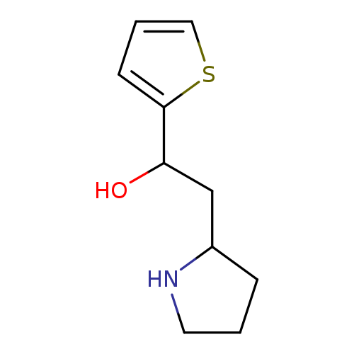 2-(pyrrolidin-2-yl)-1-(thiophen-2-yl)ethan-1-ol