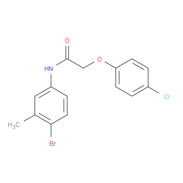 N-(4-bromo-3-methylphenyl)-2-(4-chlorophenoxy)acetamide