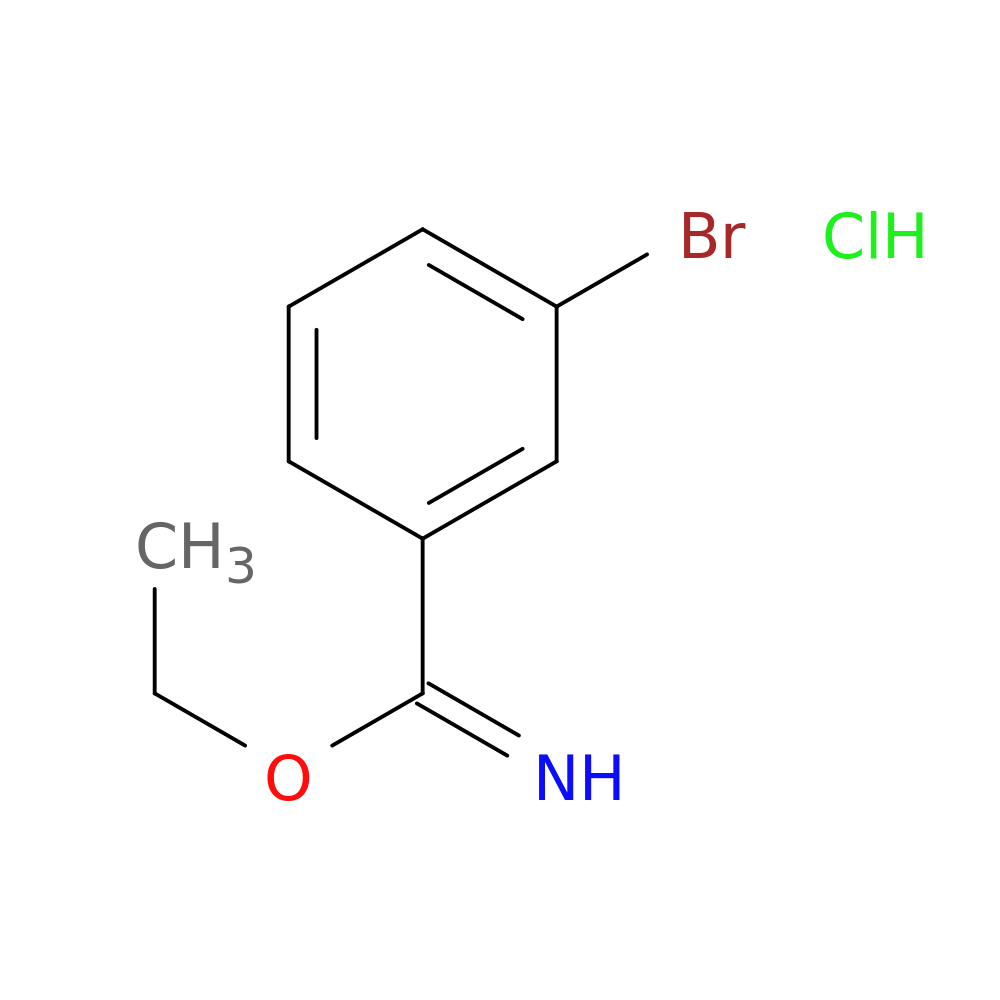 ethyl 3-bromobenzenecarboximidoate hydrochloride