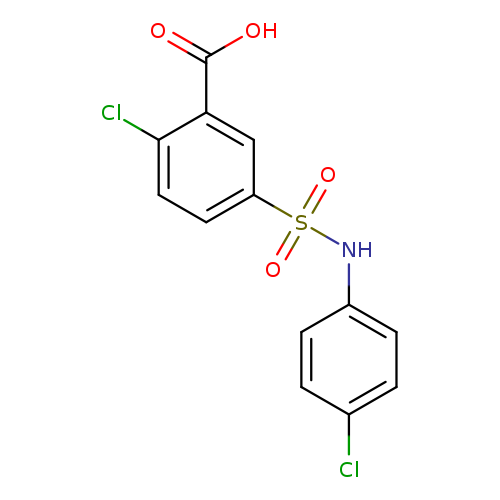 2-chloro-5-[(4-chlorophenyl)sulfamoyl]benzoic acid