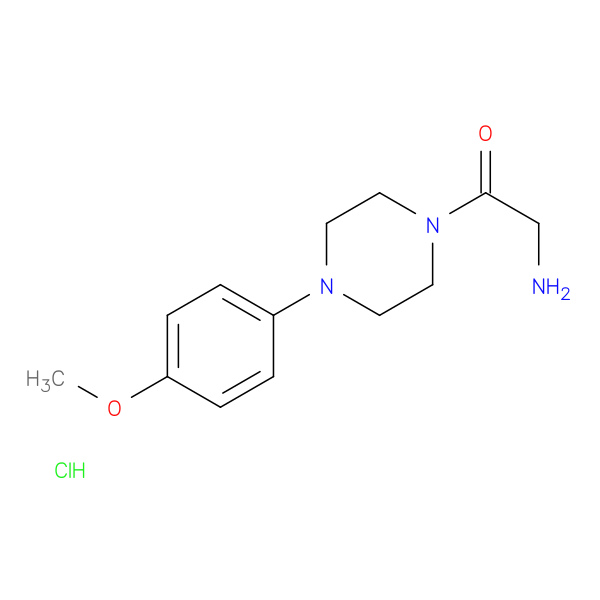 2-amino-1-[4-(4-methoxyphenyl)piperazin-1-yl]ethan-1-one hydrochloride