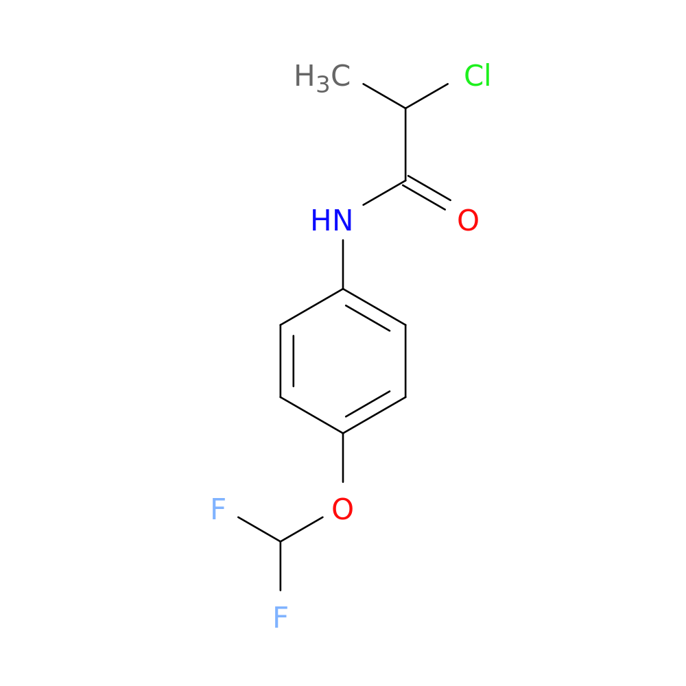 2-Chloro-N-(4-(difluoromethoxy)phenyl)propanamide
