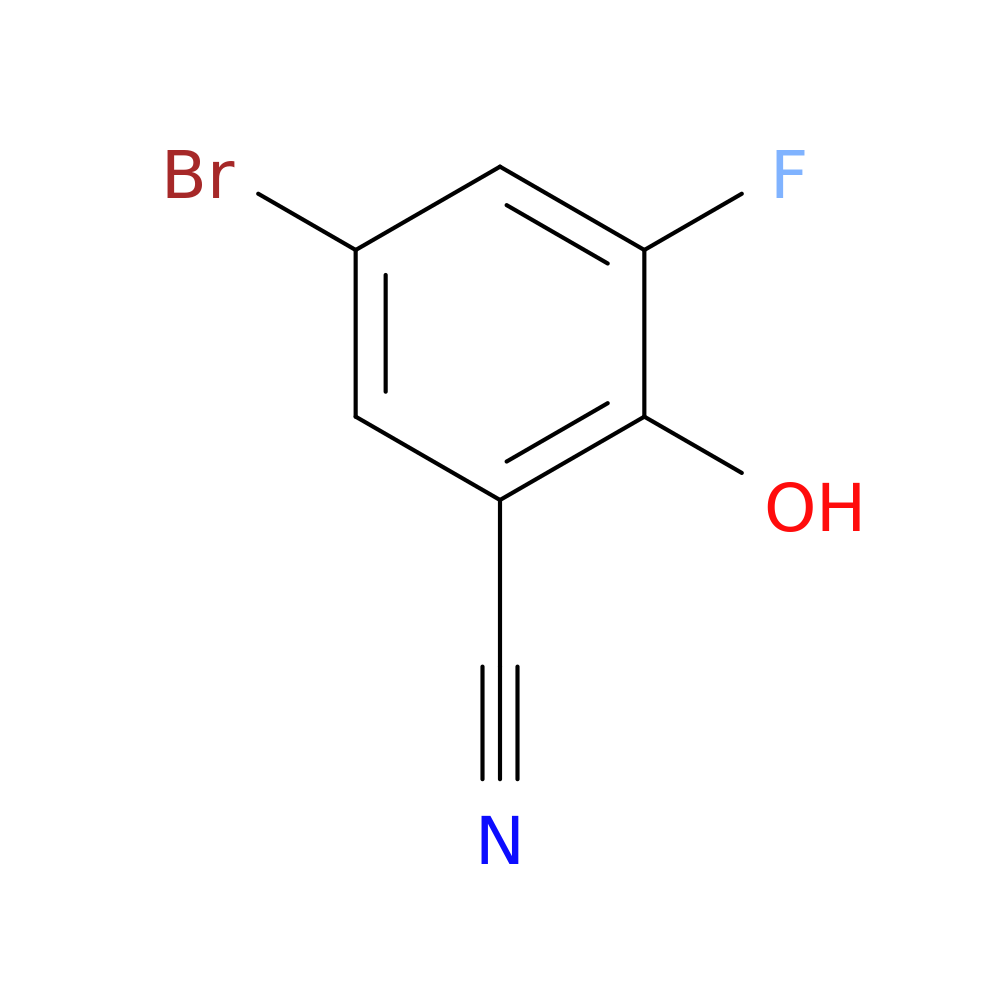 5-Bromo-3-fluoro-2-hydroxybenzonitrile