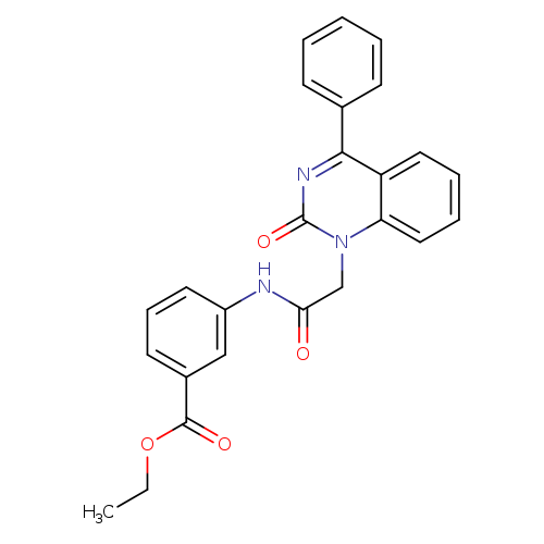 ethyl 3-[2-(2-oxo-4-phenyl-1,2-dihydroquinazolin-1-yl)acetamido]benzoate