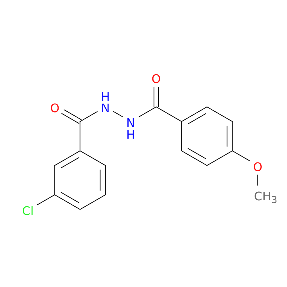 3-chloro-N'-(4-methoxybenzoyl)benzohydrazide