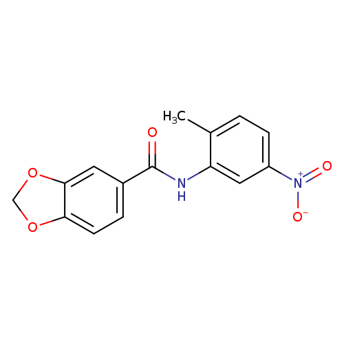 N-{5-nitro-2-methylphenyl}-1,3-benzodioxole-5-carboxamide