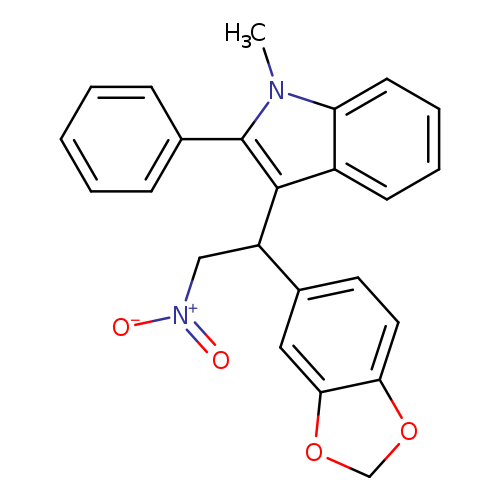 3-[1-(2H-1,3-benzodioxol-5-yl)-2-nitroethyl]-1-methyl-2-phenyl-1H-indole