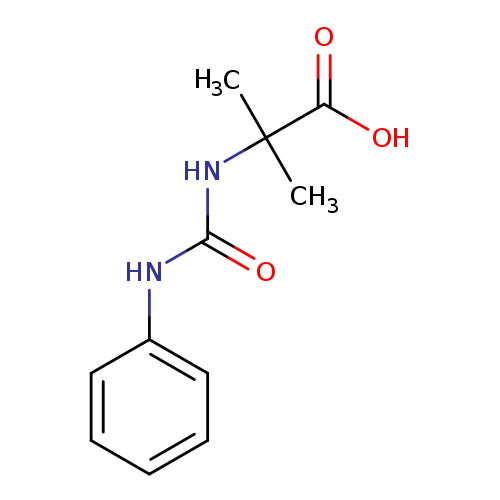 2-Methyl-2-[(phenylcarbamoyl)amino]propanoic acid