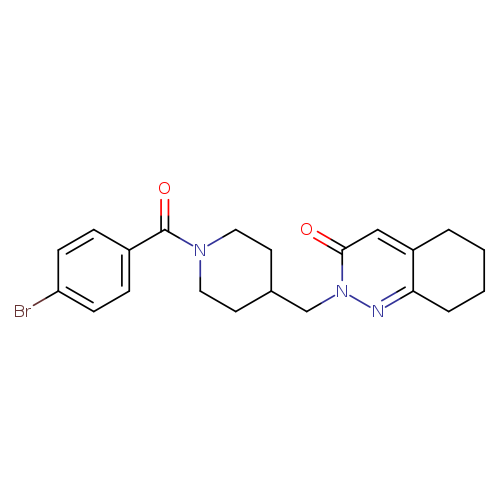2-{[1-(4-bromobenzoyl)piperidin-4-yl]methyl}-2,3,5,6,7,8-hexahydrocinnolin-3-one