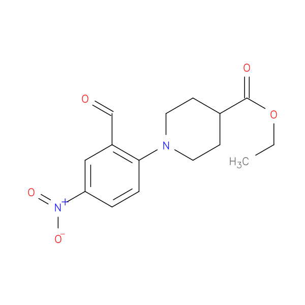 Ethyl 1-(2-formyl-4-nitrophenyl)piperidine-4-carboxylate