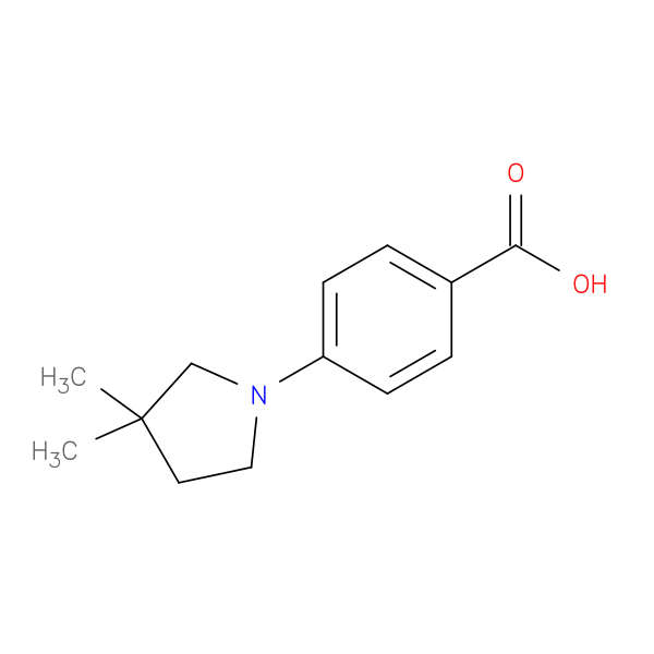 4-(3,3-dimethylpyrrolidin-1-yl)benzoic acid