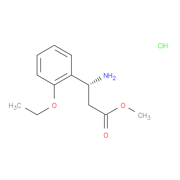 methyl (3R)-3-amino-3-(2-ethoxyphenyl)propanoate hydrochloride