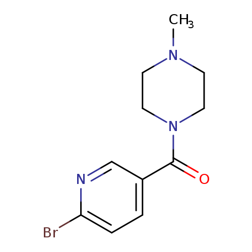 (6-bromo-3-pyridinyl)(4-methyl-1-piperazinyl)methanone