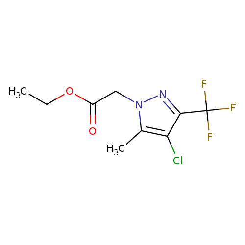 Ethyl [4-chloro-5-methyl-3-(trifluoromethyl)-1h-pyrazol-1-yl]acetate