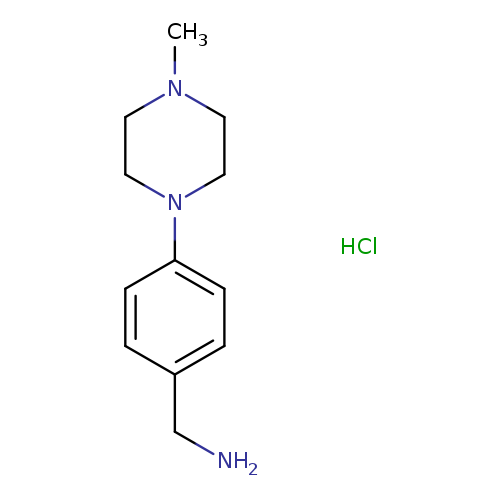 (4-(4-Methylpiperazin-1-yl)phenyl)methanamine hydrochloride