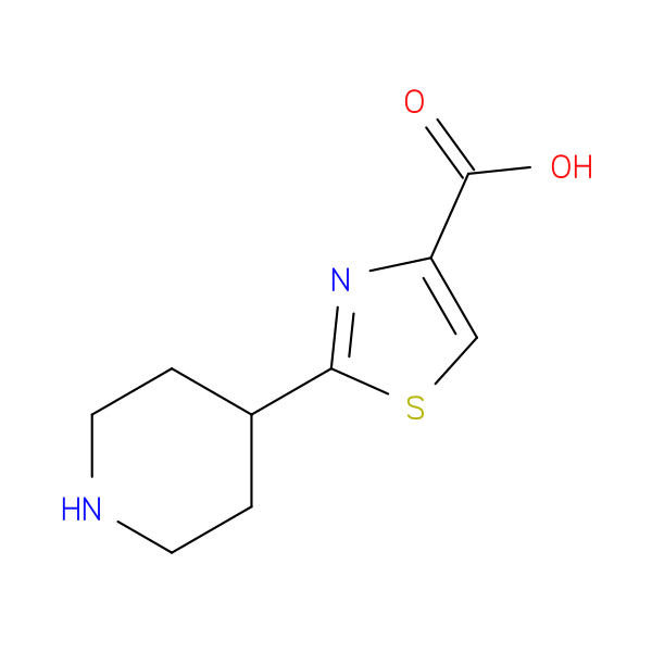 2-(Piperidin-4-yl)thiazole-4-carboxylic acid