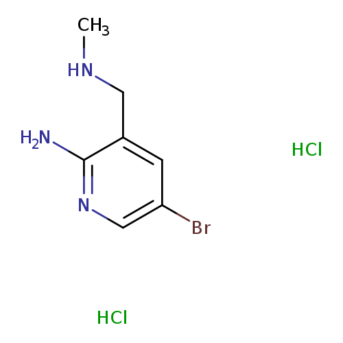 5-bromo-3-[(methylamino)methyl]pyridin-2-aminedihydrochloride