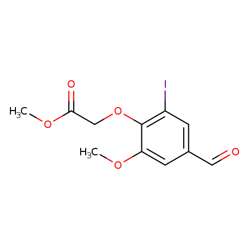 methyl (4-formyl-2-iodo-6-methoxyphenoxy)acetate