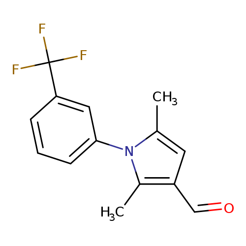 2,5-Dimethyl-1-[3-(trifluoromethyl)phenyl]-1h-pyrrole-3-carbaldehyde