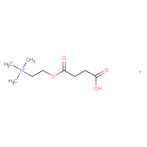 Ethanaminium, 2-(3-carboxy-1-oxopropoxy)-N,N,N-trimethyl-, iodide (1:1)