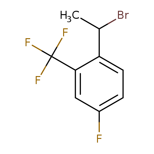 1-(1-bromoethyl)-4-fluoro-2-(trifluoromethyl)benzene