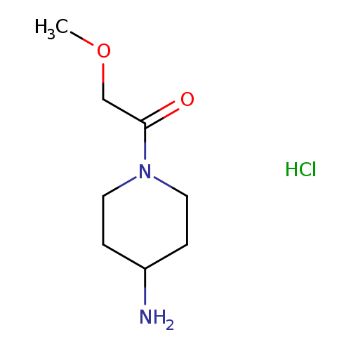 1-(4-Aminopiperidin-1-yl)-2-methoxyethan-1-one hydrochloride