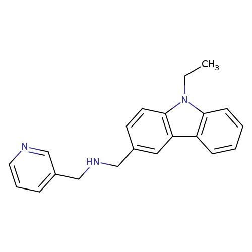 1-(9-Ethyl-9H-carbazol-3-yl)-N-(pyridin-3-ylmethyl)methanamine