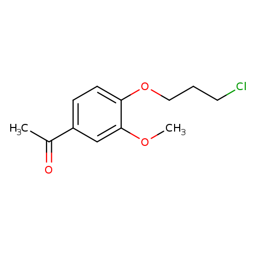 Ethanone, 1-[4-(3-chloropropoxy)-3-methoxyphenyl]-