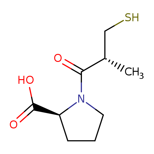 1-[(2R)-2-Methyl-3-mercaptopropionyl]proline