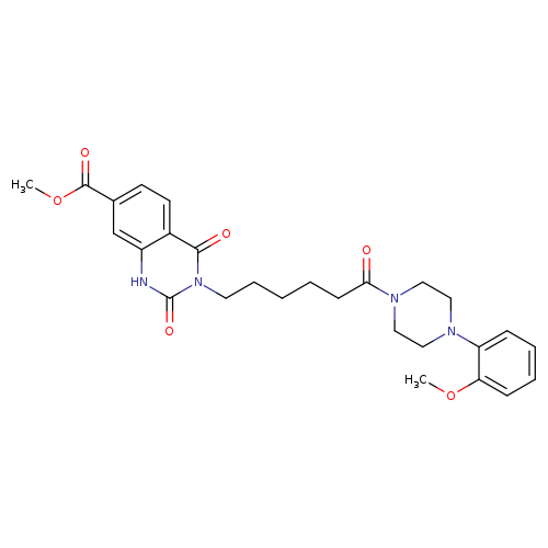 methyl 3-{6-[4-(2-methoxyphenyl)piperazin-1-yl]-6-oxohexyl}-2,4-dioxo-1,2,3,4-tetrahydroquinazoline-7-carboxylate