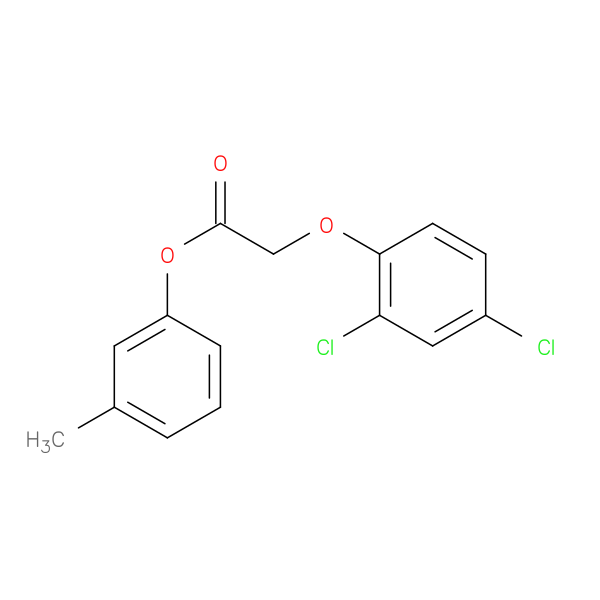 Acetic acid, (2,4-dichlorophenoxy)-, 3-methylphenyl ester