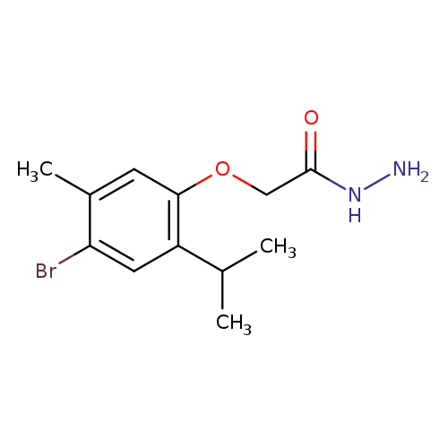 2-(4-Bromo-2-isopropyl-5-methylphenoxy)acetohydrazide