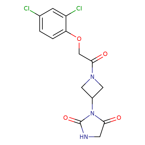 3-{1-[2-(2,4-dichlorophenoxy)acetyl]azetidin-3-yl}imidazolidine-2,4-dione