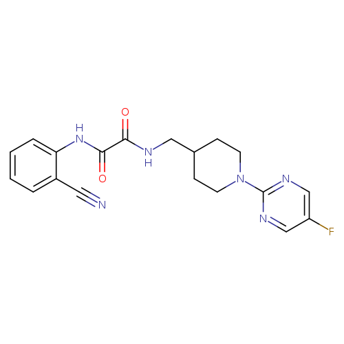 N'-(2-cyanophenyl)-N-{[1-(5-fluoropyrimidin-2-yl)piperidin-4-yl]methyl}ethanediamide