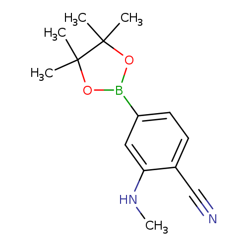 2-(Methylamino)-4-(4,4,5,5-tetramethyl-1,3,2-dioxaborolan-2-yl)-benzonitrile