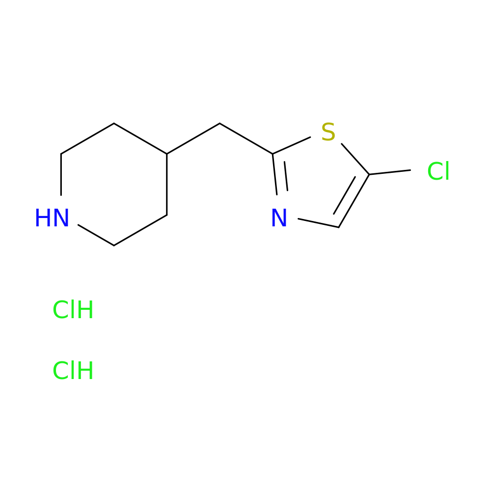 4-[(5-chloro-1,3-thiazol-2-yl)methyl]piperidine dihydrochloride