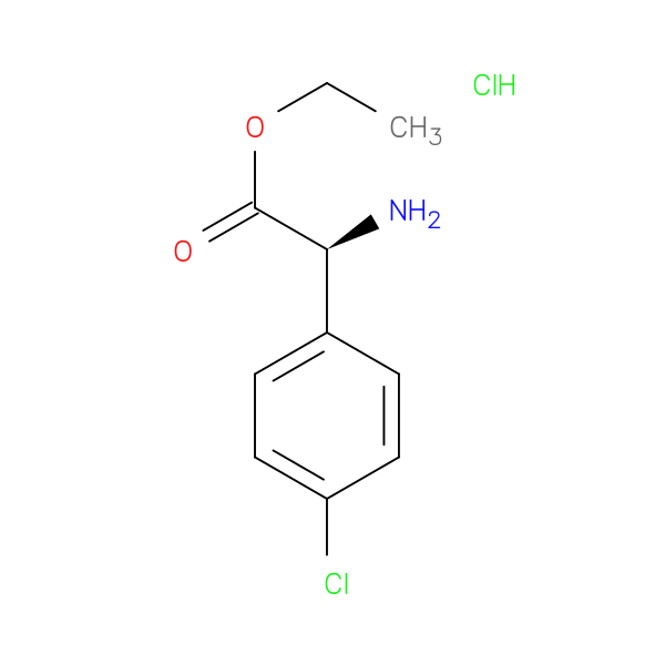 ethyl (2S)-2-amino-2-(4-chlorophenyl)acetate hydrochloride