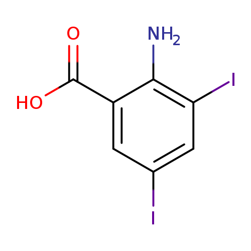 2-Amino-3,5-diiodobenzoic acid