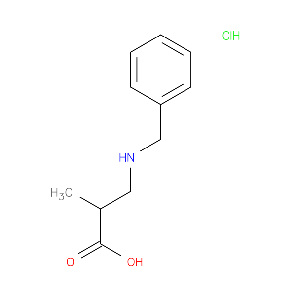 3-(benzylamino)-2-methylpropanoic acid hydrochloride