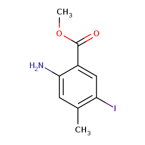Benzoic acid, 2-amino-5-iodo-4-methyl-, methyl ester