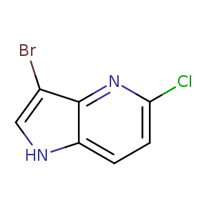 1H-Pyrrolo[3,2-b]pyridine, 3-bromo-5-chloro-