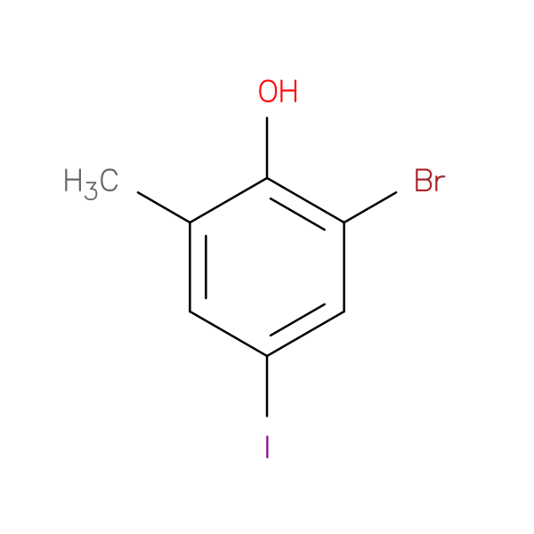 2-bromo-4-iodo-6-methylphenol