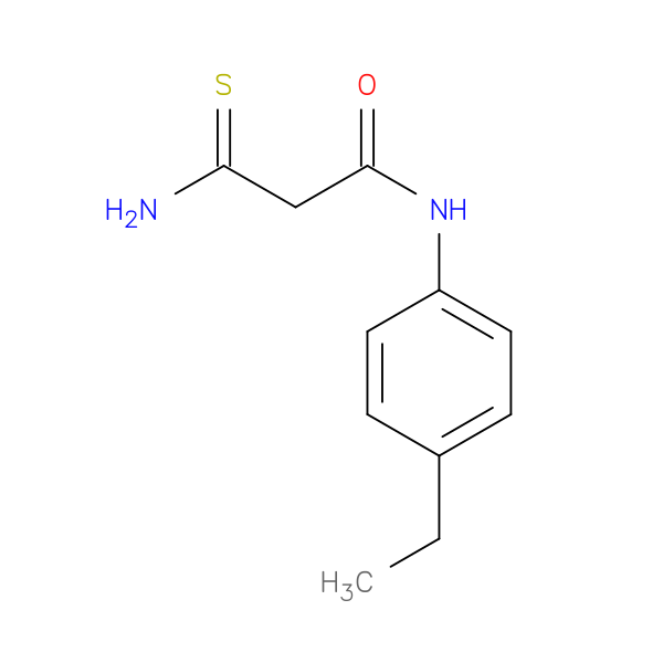 2-carbamothioyl-N-(4-ethylphenyl)acetamide