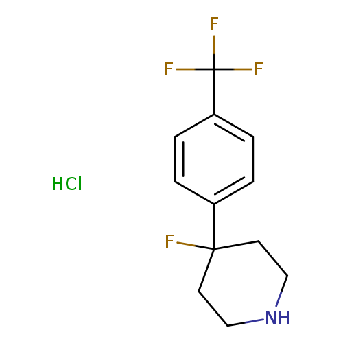 4-fluoro-4-[4-(trifluoromethyl)phenyl]piperidine hydrochloride